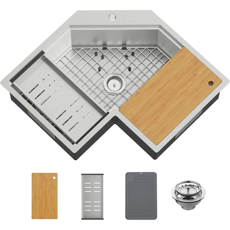 30 in corner kitchen sink workstation.webp